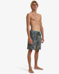 3 Wasted Times 18.5" - Short de bain pour Homme Vert EBYJV00139 Billabong