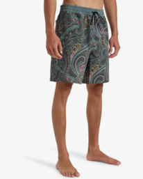 6 Wasted Times 18.5" - Short de bain pour Homme Vert EBYJV00139 Billabong