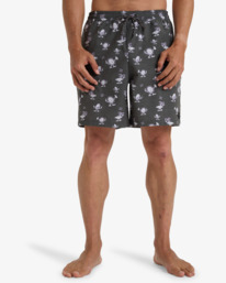 2 Wasted Times 18.5" - Short de bain pour Homme Noir EBYJV00139 Billabong