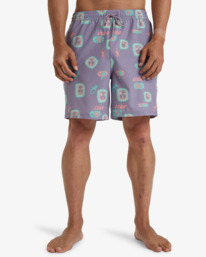 2 Wasted Times 18.5" - Short de bain pour Homme Violet EBYJV00139 Billabong