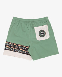 2 Burleigh - Calções de banho para Homem Verde EBYJV00142 Billabong