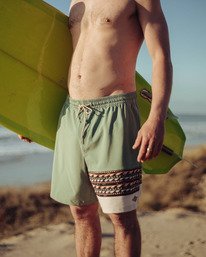 0 Burleigh - Schwimmshorts für Männer Grün EBYJV00142 Billabong