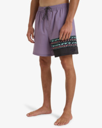 6 Burleigh - Short de bain pour Homme Violet EBYJV00142 Billabong