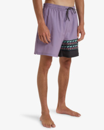 7 Burleigh - Short de bain pour Homme Violet EBYJV00142 Billabong