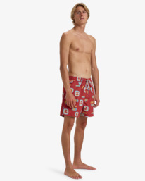 3 Vacay 16" - Swim Shorts for Men Red EBYJV00144 Billabong