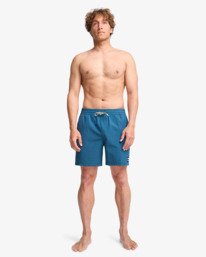 3 Every Other Day 17"- Layback Schwimmshorts f&uuml;r M&auml;nner Blau EBYJV00145 Billabong