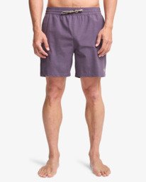 2 Every Other Day 17"- Layback Schwimmshorts f&uuml;r M&auml;nner Violett EBYJV00145 Billabong