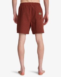5 Every Other Day 17"- Layback Schwimmshorts f&uuml;r M&auml;nner Rot EBYJV00145 Billabong