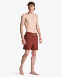 4 Every Other Day 17"- Layback Schwimmshorts f&uuml;r M&auml;nner Rot EBYJV00145 Billabong
