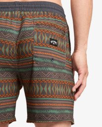 7 Sundays Layback - Schwimmshorts f&uuml;r M&auml;nner Schwarz EBYJV00158 Billabong