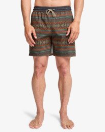 2 Sundays Layback - Schwimmshorts f&uuml;r M&auml;nner Schwarz EBYJV00158 Billabong