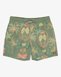 0 Vacay Layback - Short de nataci&oacute;n para hombre Verde EBYJV00159 Billabong