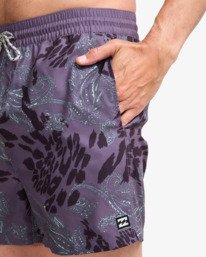 6 Vacay Layback - Short de nataci&oacute;n para hombre Gris EBYJV00159 Billabong