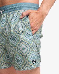 6 Vacay Layback - Short de nataci&oacute;n para hombre Gris EBYJV00159 Billabong