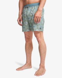 5 Vacay Layback - Short de nataci&oacute;n para hombre Gris EBYJV00159 Billabong