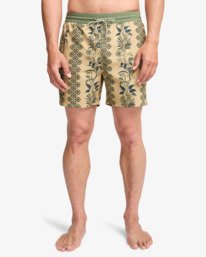 3 Vacay Layback - Swim Shorts for Men Beige EBYJV00159 Billabong