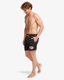 2 Foundation Layback - Short de nataci&oacute;n para hombre Negro EBYJV00162 Billabong