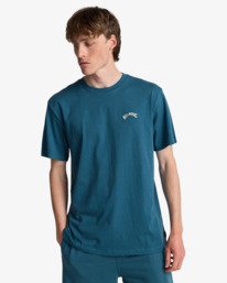 0 Arch Crew - T-Shirt für Männer Blau EBYKT00100 Billabong