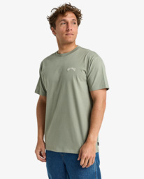 3 Arch - Camiseta para hombre Verde EBYKT00100 Billabong