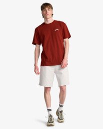 2 Arch Crew - T-Shirt für Männer Rot EBYKT00100 Billabong