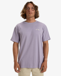 0 Arch Crew - Short Sleeve T-Shirt for Men Purple EBYKT00100 Billabong