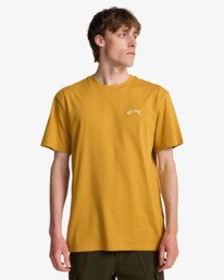 0 Arch Crew - T-Shirt für Männer Gelb EBYKT00100 Billabong