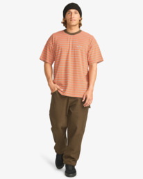 2 Baxter - Short Sleeve T-Shirt for Men Orange EBYKT00111 Billabong