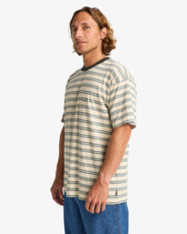 3 Baxter - Short Sleeve T-Shirt for Men Beige EBYKT00111 Billabong