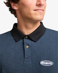4 Neutron Polo - Short Sleeve Polo Shirt for Men Blue EBYKT00112 Billabong