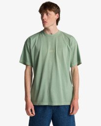 0 Og Wave Wave Washed - T-Shirt &agrave; manches courtes pour Homme Vert EBYKT00113 Billabong