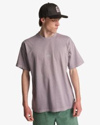 0 Og Wave Wave Washed - T-Shirt &agrave; manches courtes pour Homme Violet EBYKT00113 Billabong