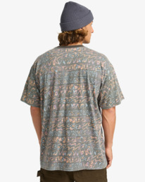 1 Paint Rack Wave Washed - Short Sleeve T-Shirt for Men Grey EBYKT00115 Billabong