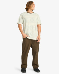 2 Halfrack - Short Sleeve T-Shirt for Men Beige EBYKT00116 Billabong