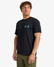 3 Oceanside Perf - Top traforato da Uomo Black EBYKT00117 Billabong