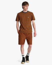 2 Baxter - Short Sleeve T-Shirt for Men Brown EBYKT00120 Billabong
