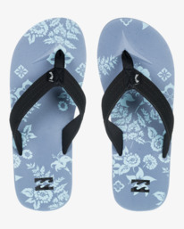 0 All Day Theme - Strand Teenslippers voor Heren Black EBYL100019 Billabong