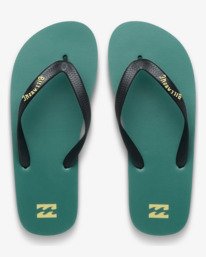 3 Tides Slice - Chanclas de playa para hombre Verde EBYL100023 Billabong