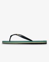 4 Tides Slice - Chanclas de playa para hombre Verde EBYL100023 Billabong