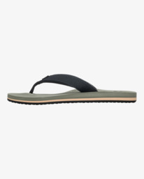 3 All Day Canvas - Teenslippers voor Heren Green EBYL100029 Billabong