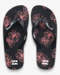 3 Tides - Chanclas para Hombre Negro EBYL100047 Billabong