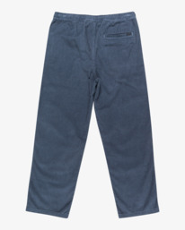 4 Larry Cord - Elasticated Waist Corduroy Trousers for Men Black EBYNP00111 Billabong
