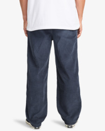 2 Larry Cord - Elasticated Waist Corduroy Trousers for Men Black EBYNP00111 Billabong