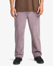 0 Larry - Pantalon à taille élastique pour Homme Gris EBYNP00111 Billabong