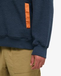 5 Boundary Shore - Polar con media cremallera para hombre Negro EBYPF03000 Billabong