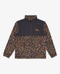 6 Boundary Re-Issue - Polaire demi-zip pour Homme Noir EBYPF03001 Billabong