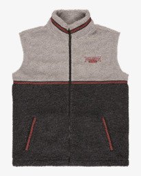 6 Tombstone - Polar con media cremallera para hombre Negro EBYPF03002 Billabong