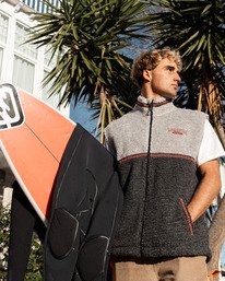 0 Since 73 Tomstone - Half Zip Fleece for Men Black EBYPF03002 Billabong