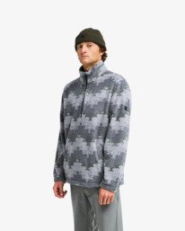 3 Boundary Mock Neck Gray EBYPF03003 Billabong