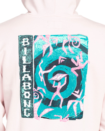 2 Spiral - Kapuzenpulli für Männer Rosa EBYSF00102 Billabong