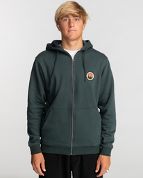 1 A/Div Walled - Kapuzenpulli für Männer Grün EBYSF00140 Billabong